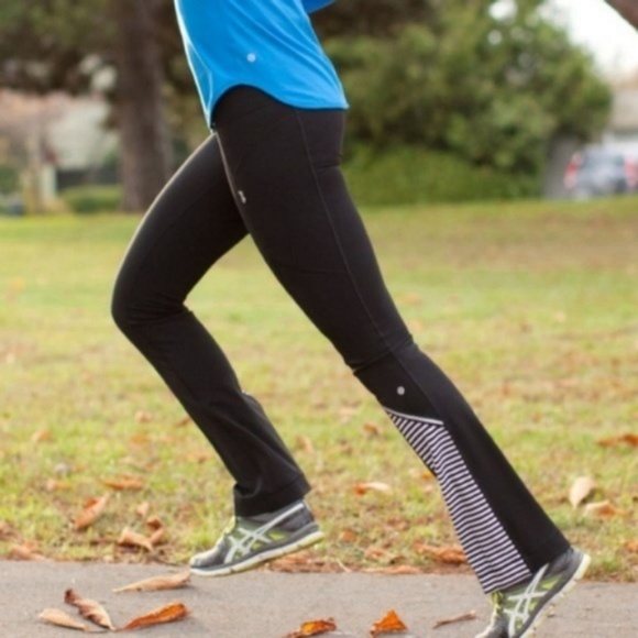 Lululemon Run Ice Queen Yoga Pants Flared Leggings - Picture 6 of 8